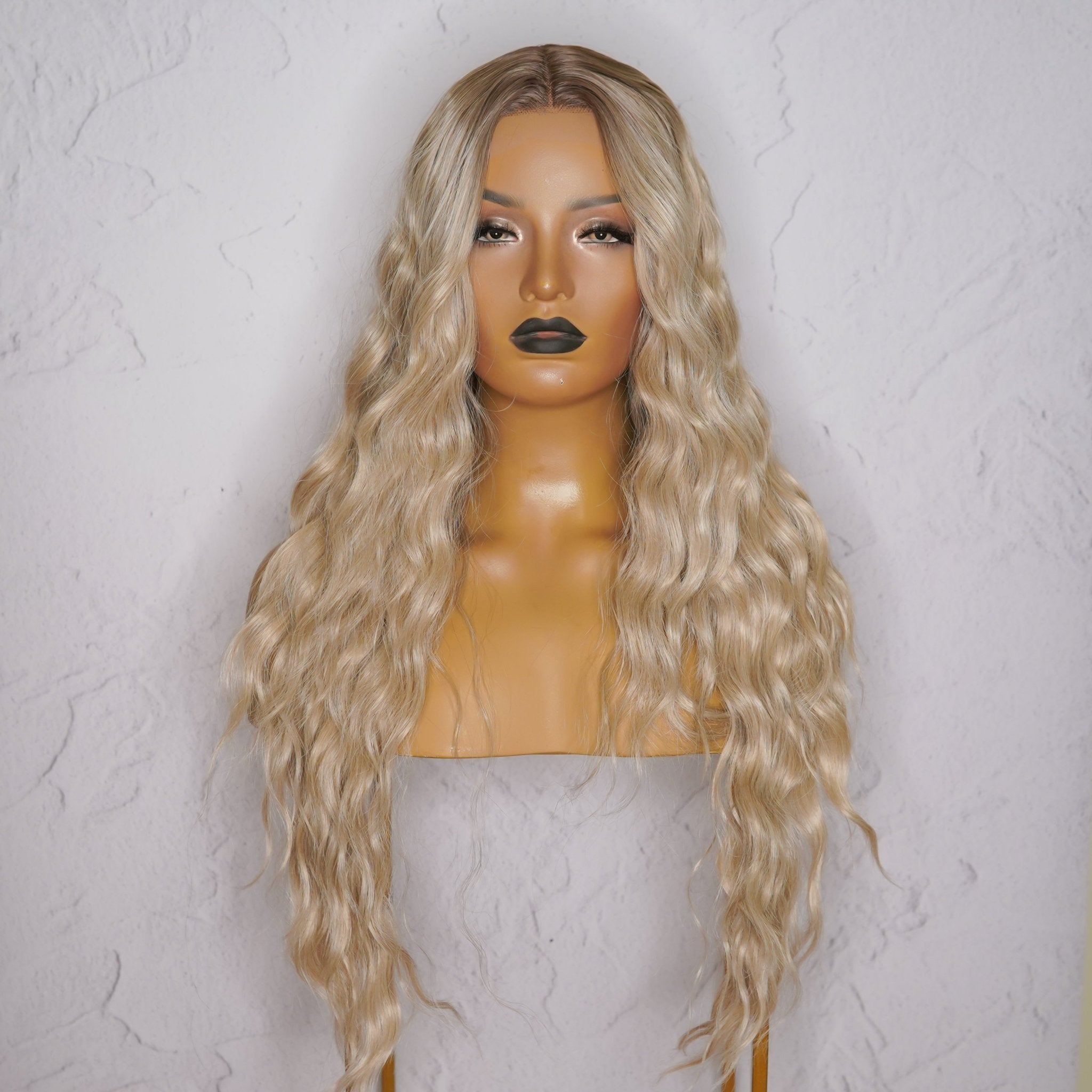 EVADNE Ombre Blonde Lace Front Wig - Milk & Honey Wigs