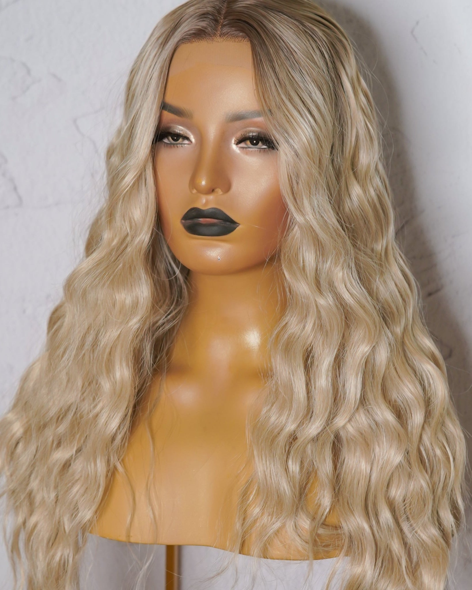 EVADNE Ombre Blonde Lace Front Wig - Milk & Honey Wigs