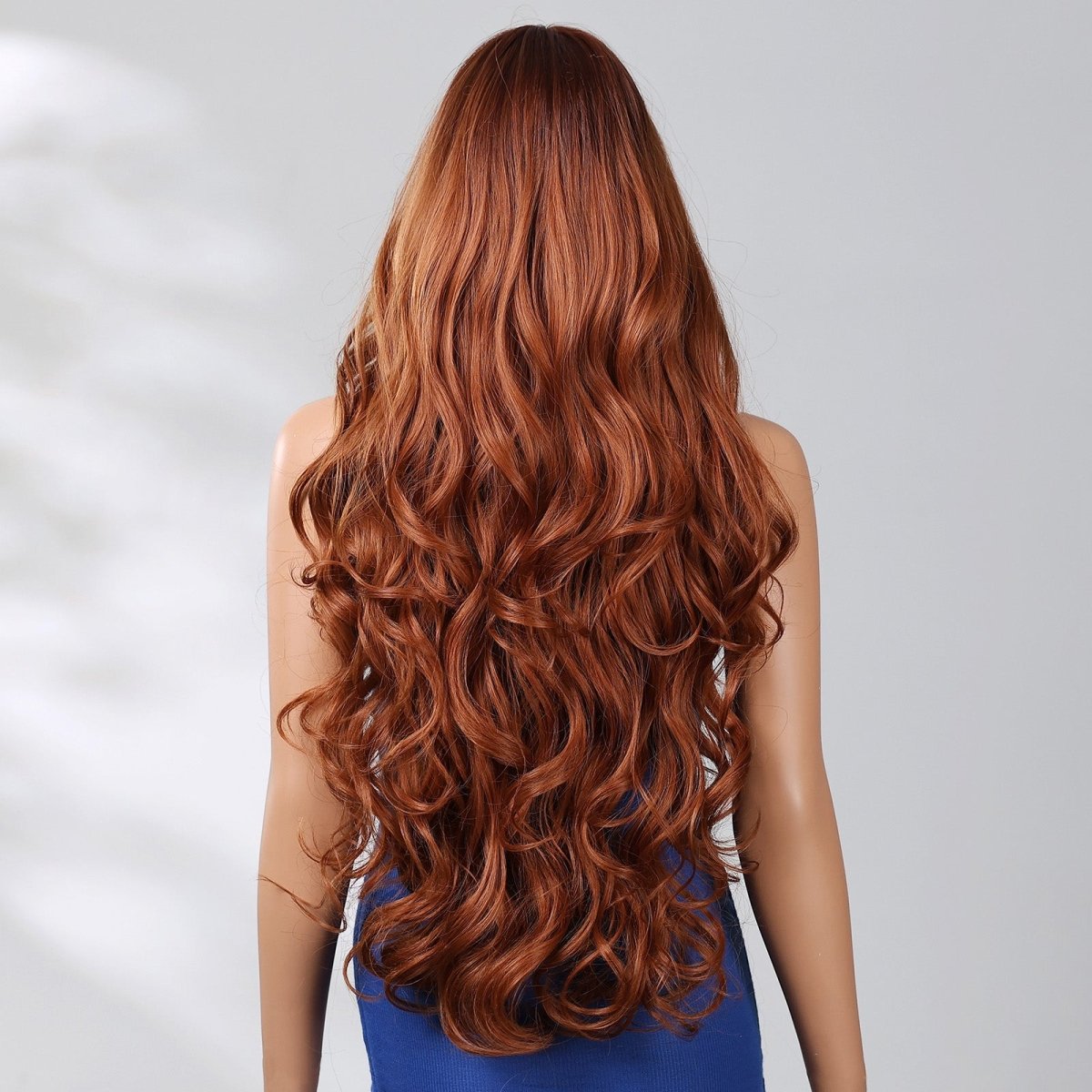 Extra Long Ginger Wavy Fringe Wig - MARKETPLACE - Milk & Honey Wigs