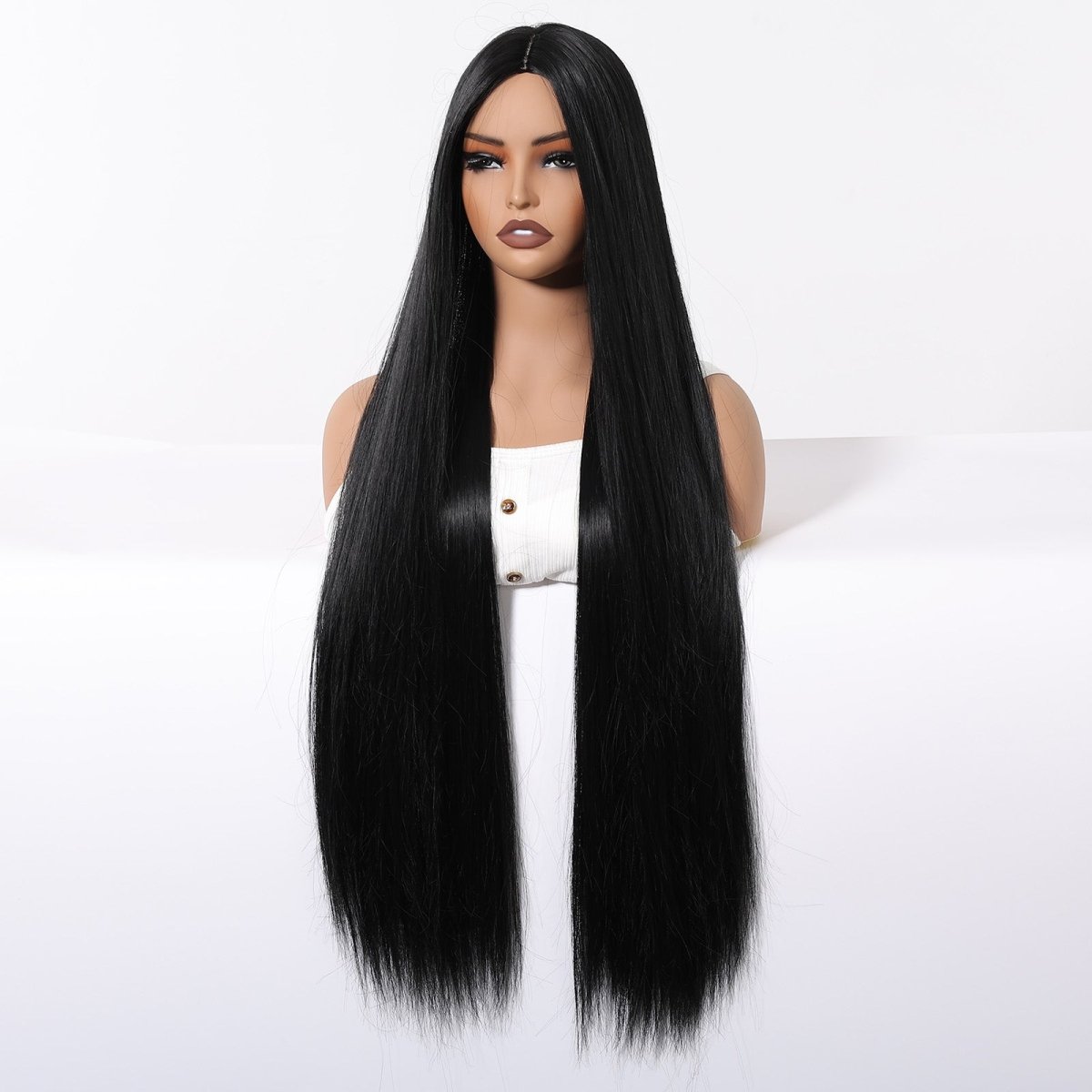 Extra Long Sleek Black Wig - MARKETPLACE - Milk & Honey Wigs
