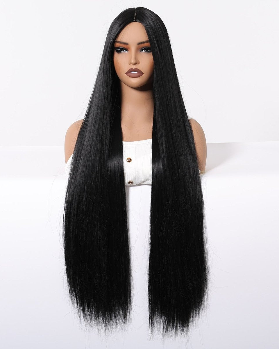 Extra Long Sleek Black Wig - MARKETPLACE - Milk & Honey Wigs