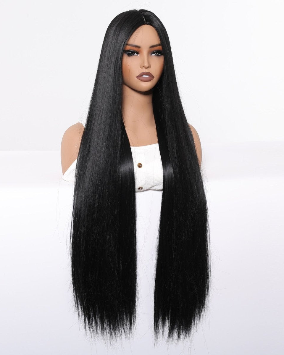 Extra Long Sleek Black Wig - MARKETPLACE - Milk & Honey Wigs
