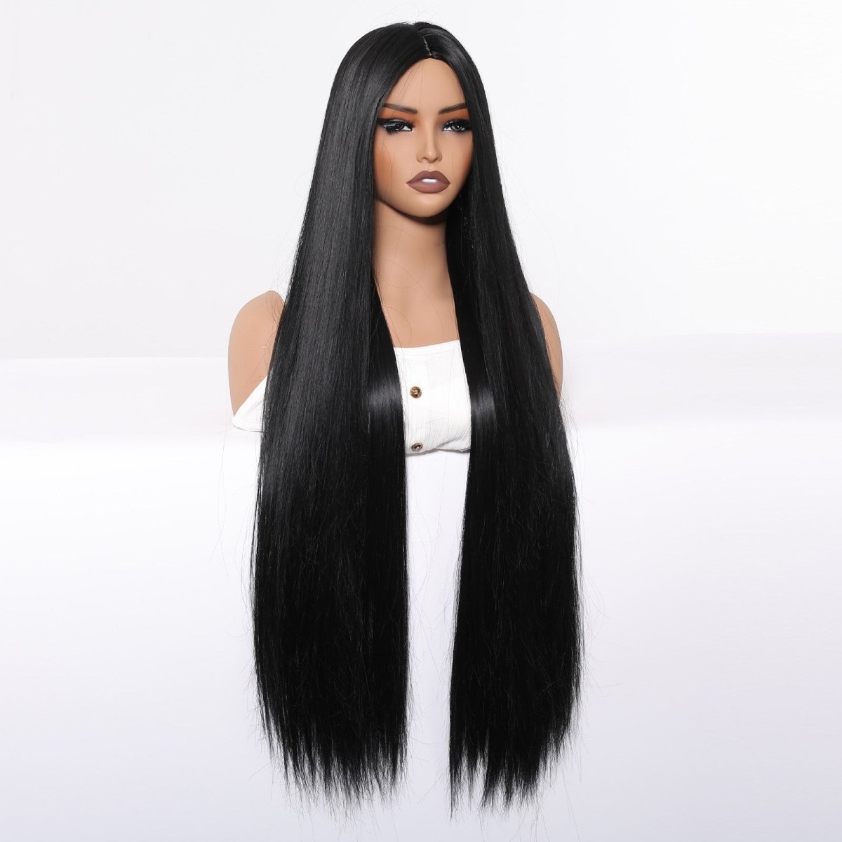 Extra Long Sleek Black Wig - MARKETPLACE - Milk & Honey Wigs