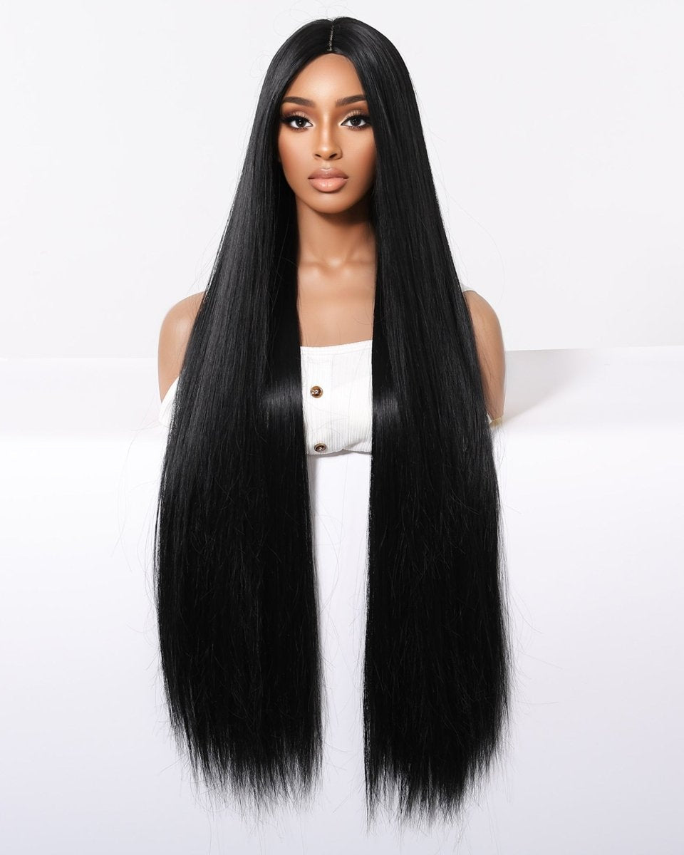 Extra Long Sleek Black Wig - MARKETPLACE - Milk & Honey Wigs