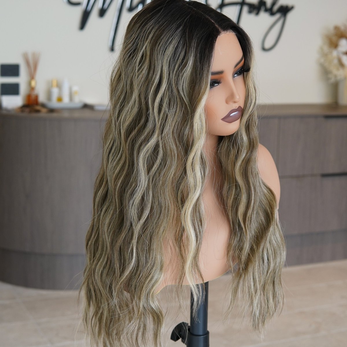 FAYE Mocha 22" Lace Front Wig - Milk & Honey Wigs