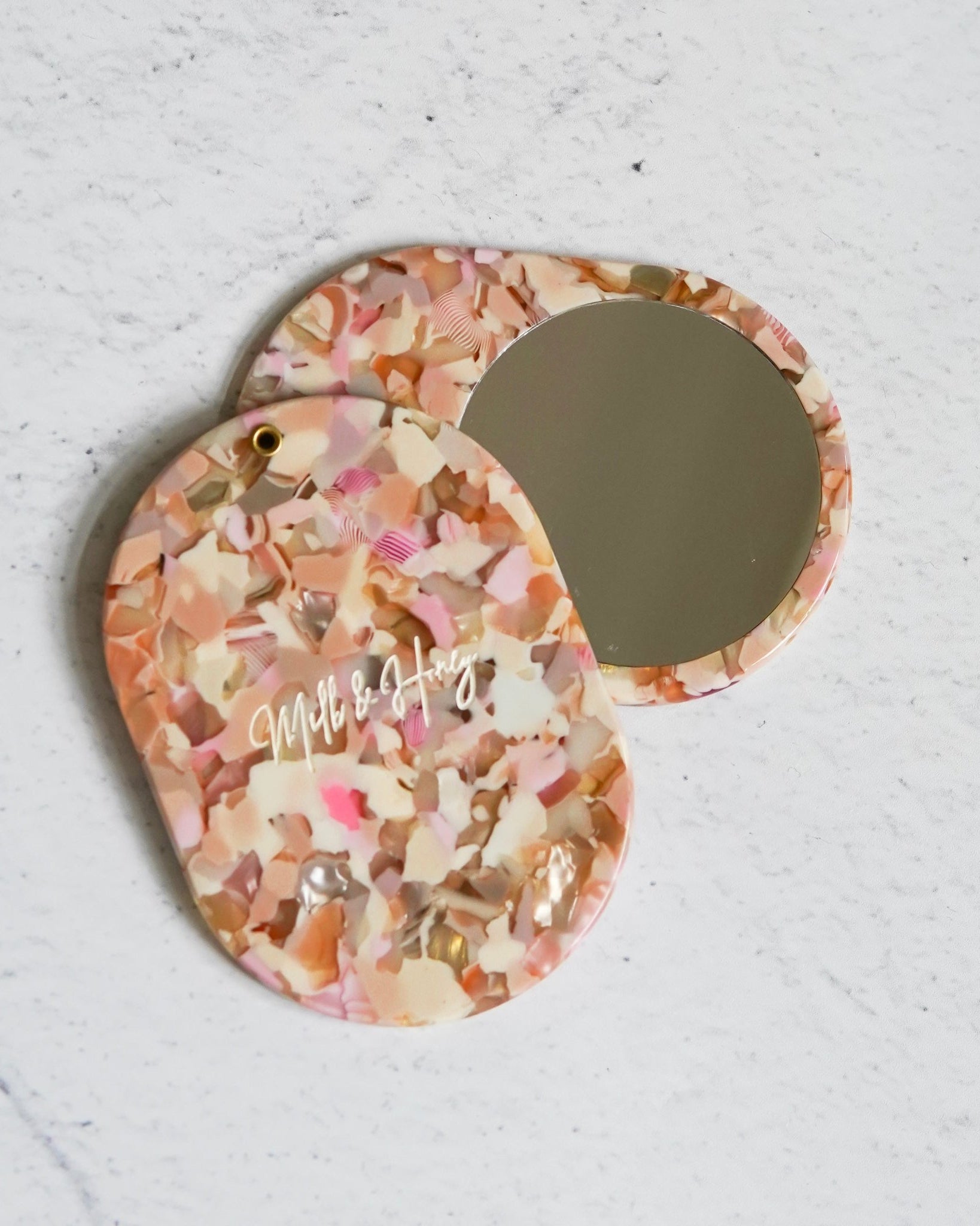 FLIP MIRROR - Pink Opal - Milk & Honey Wigs