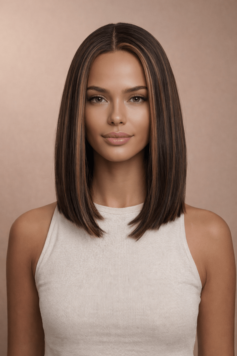 FRANKIE - Chocolate - Lace Front Wig - Milk & Honey Wigs