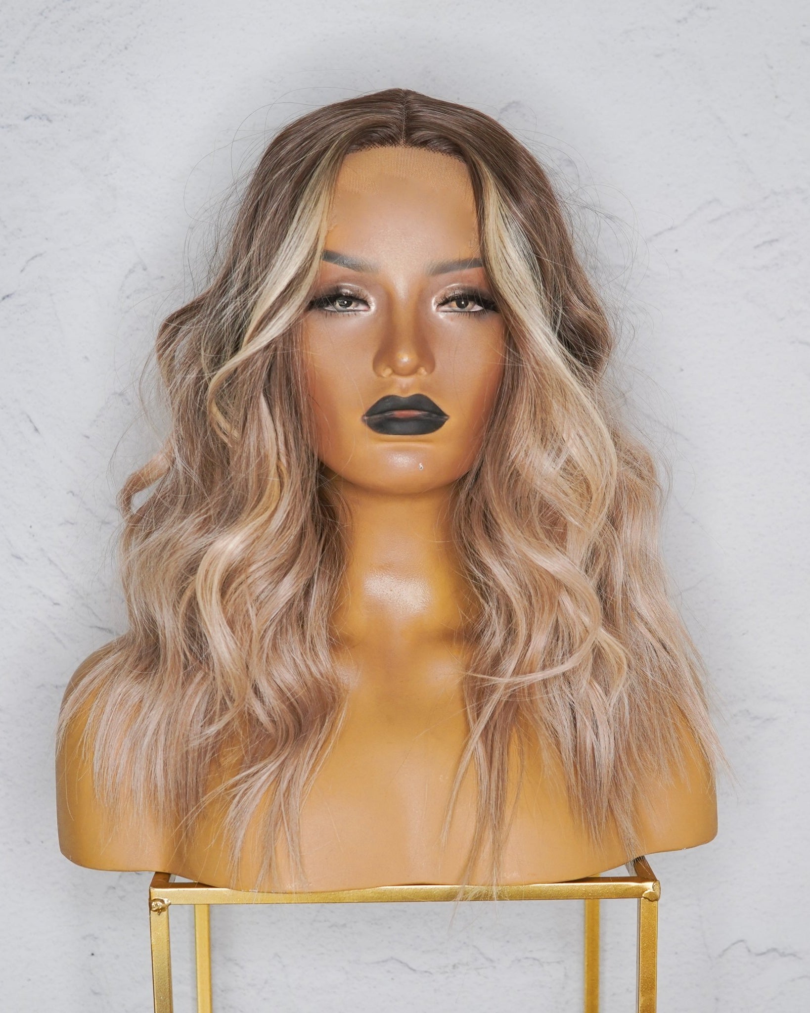 GEMMA Ombre Blonde Lace Front Wig - Milk & Honey Wigs