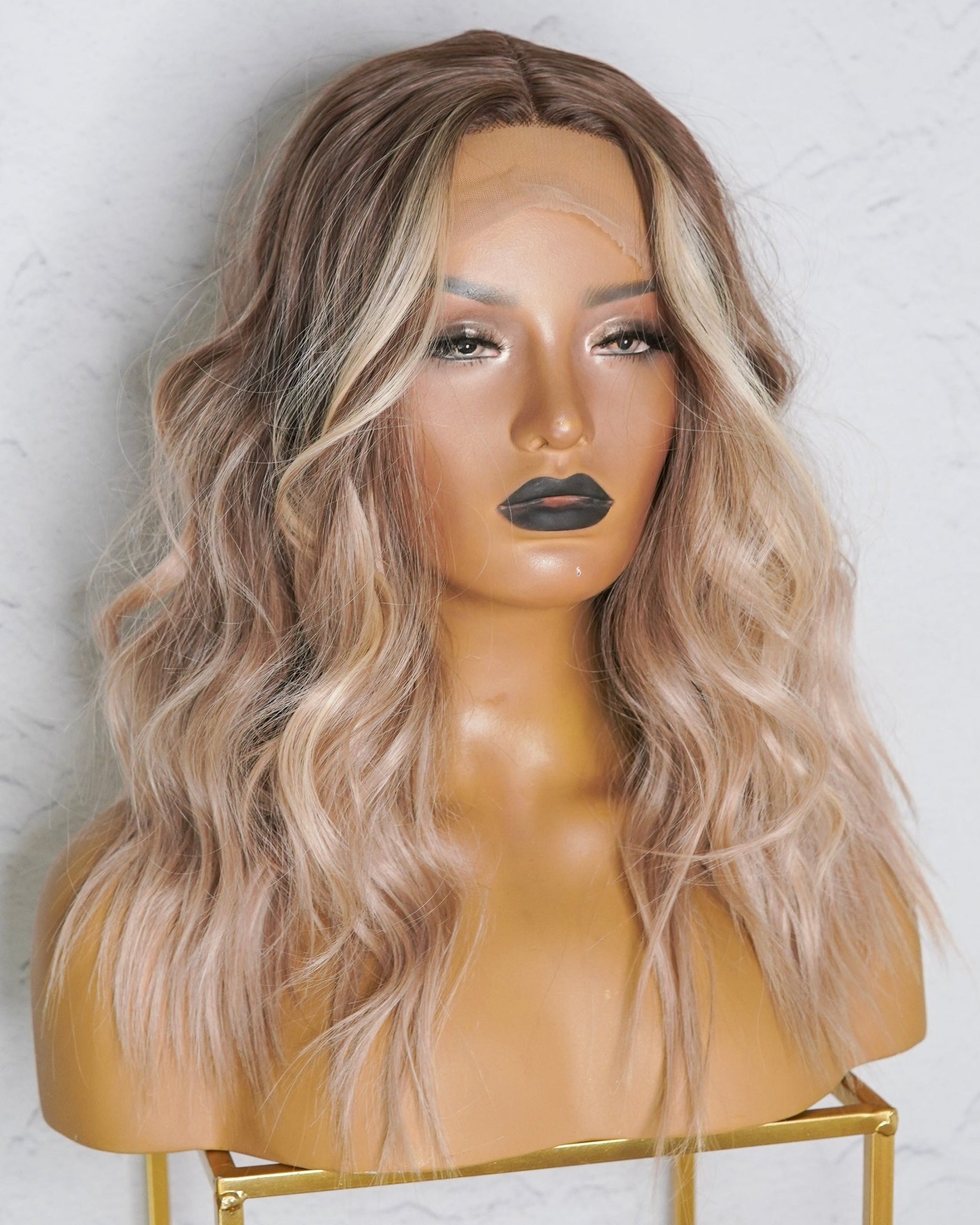 GEMMA Ombre Blonde Lace Front Wig - Milk & Honey Wigs