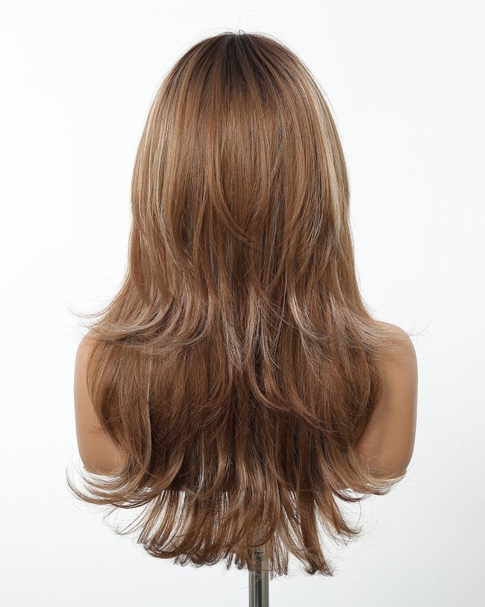 Golden Brown Layered Wig - MARKETPLACE - Milk & Honey Wigs