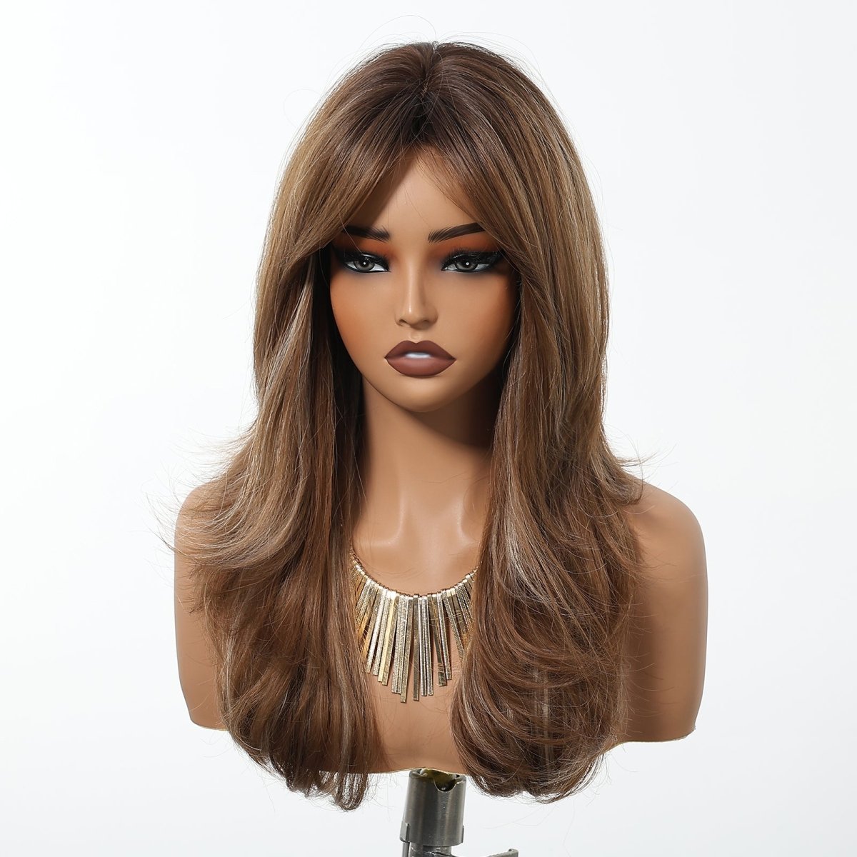 Golden Brown Layered Wig - MARKETPLACE - Milk & Honey Wigs