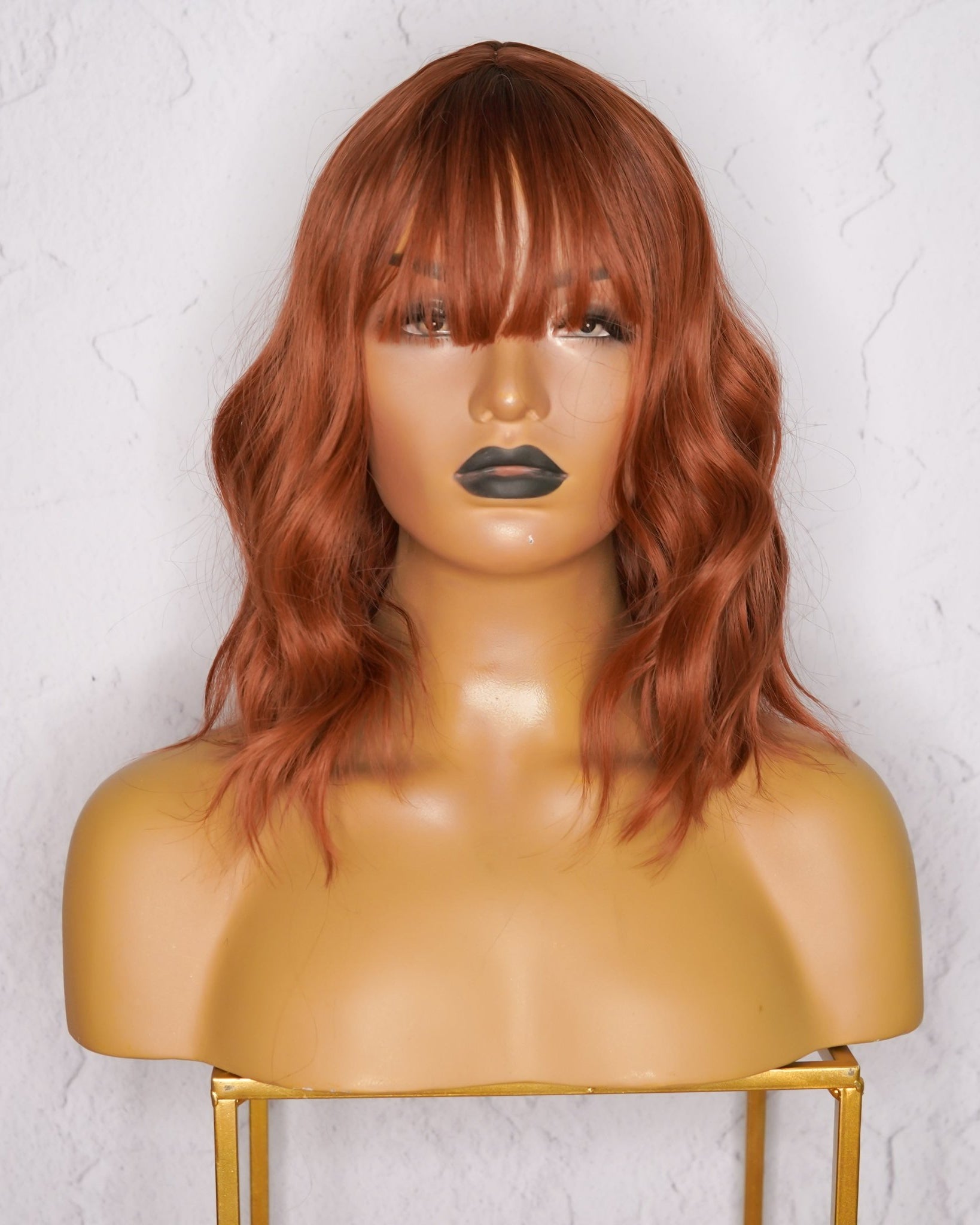 HAYLEY Auburn Fringe Wig - Milk & Honey Wigs
