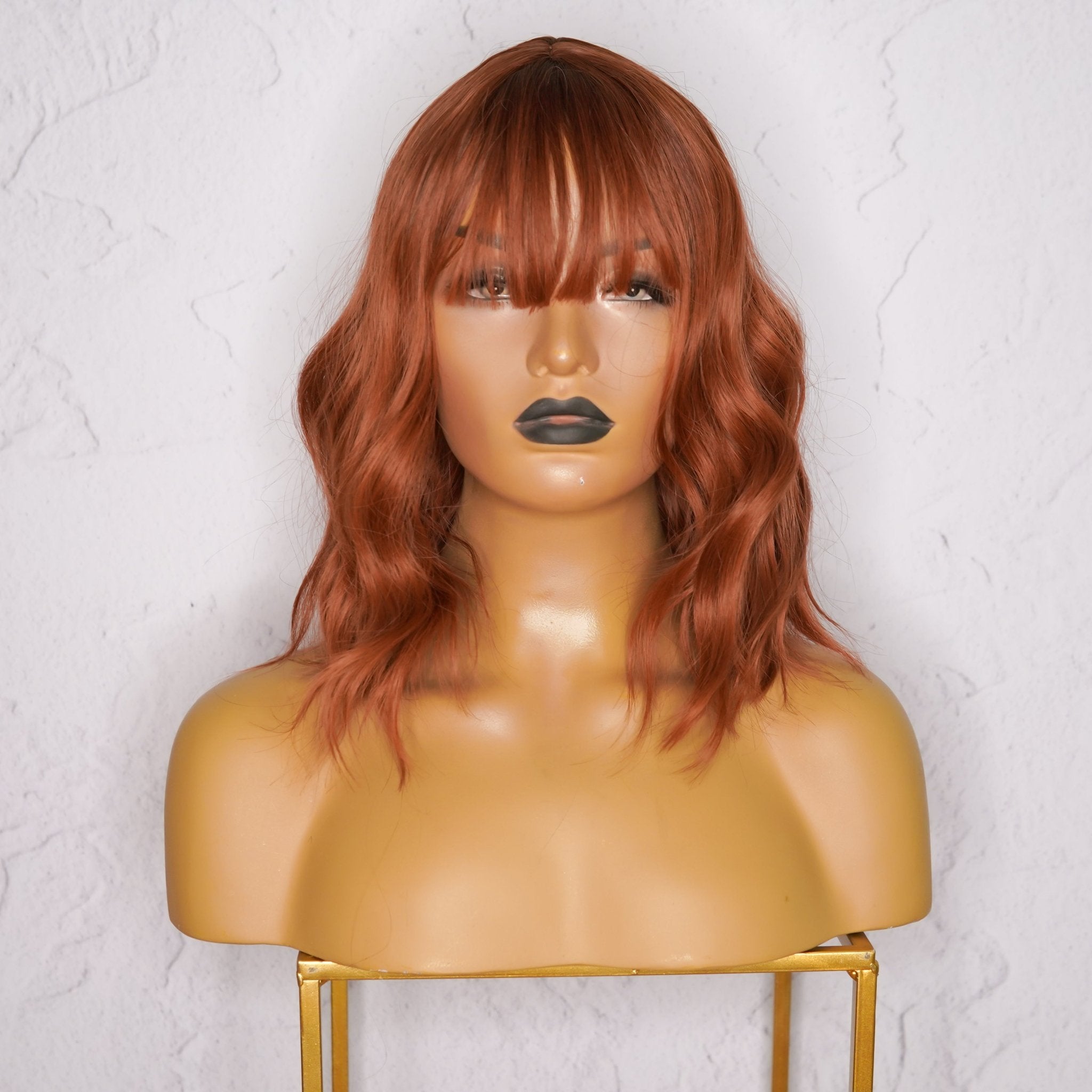 HAYLEY Auburn Fringe Wig - Milk & Honey Wigs