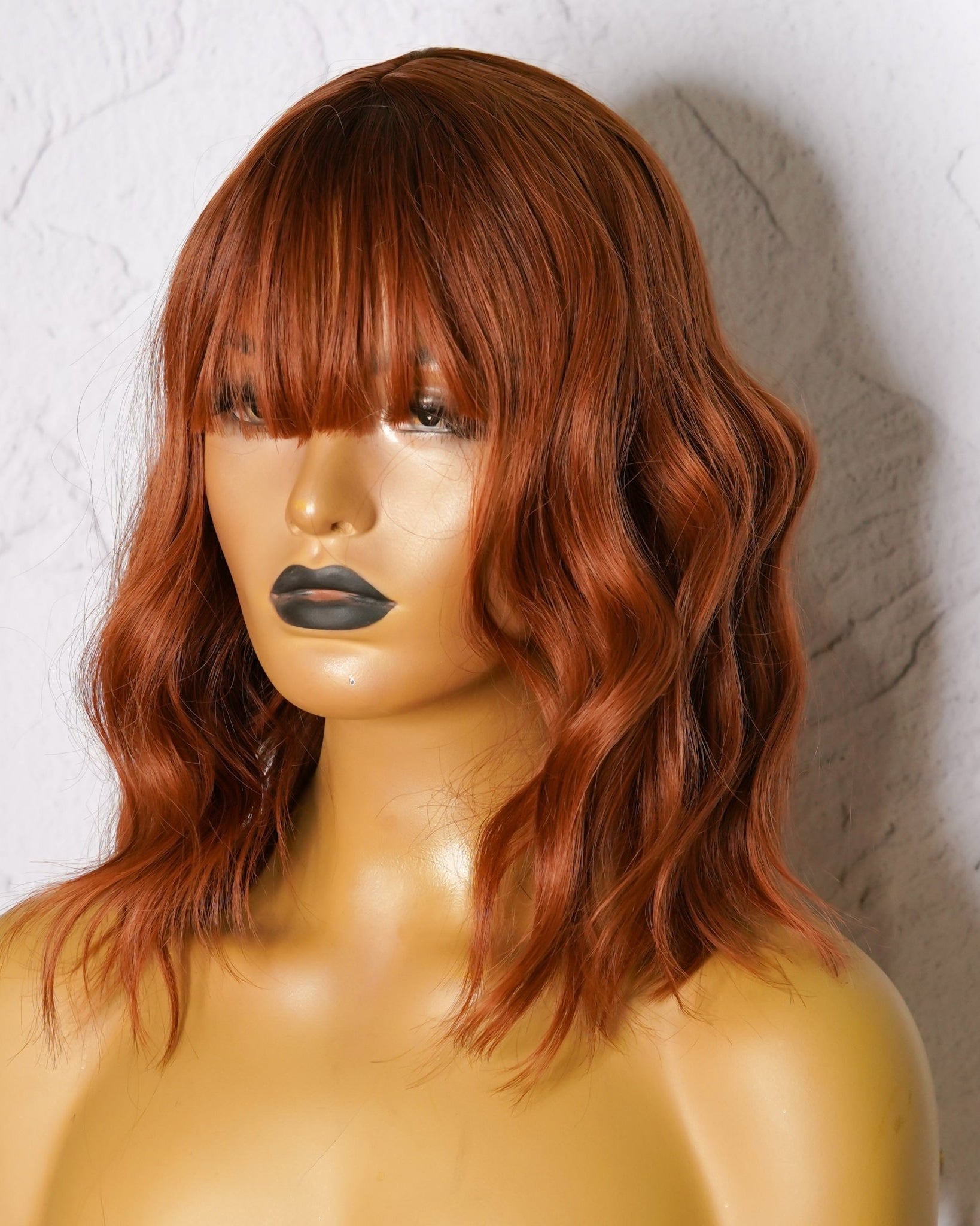 HAYLEY Auburn Fringe Wig - Milk & Honey Wigs