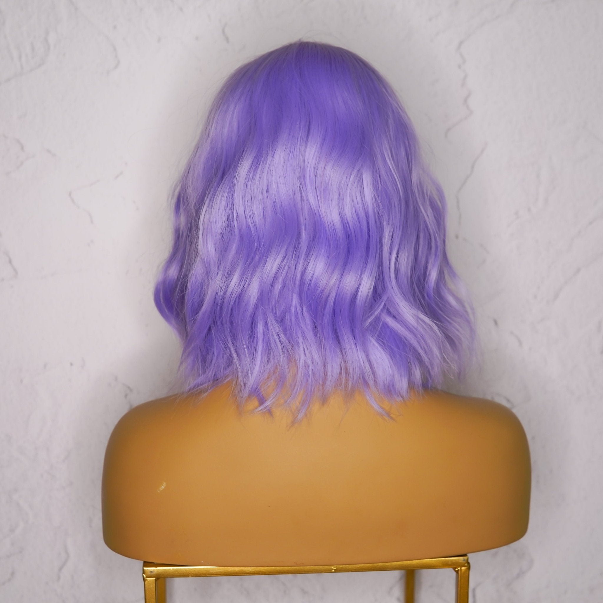 HAYLEY Purple Bob Fringe Wig - Milk & Honey Wigs