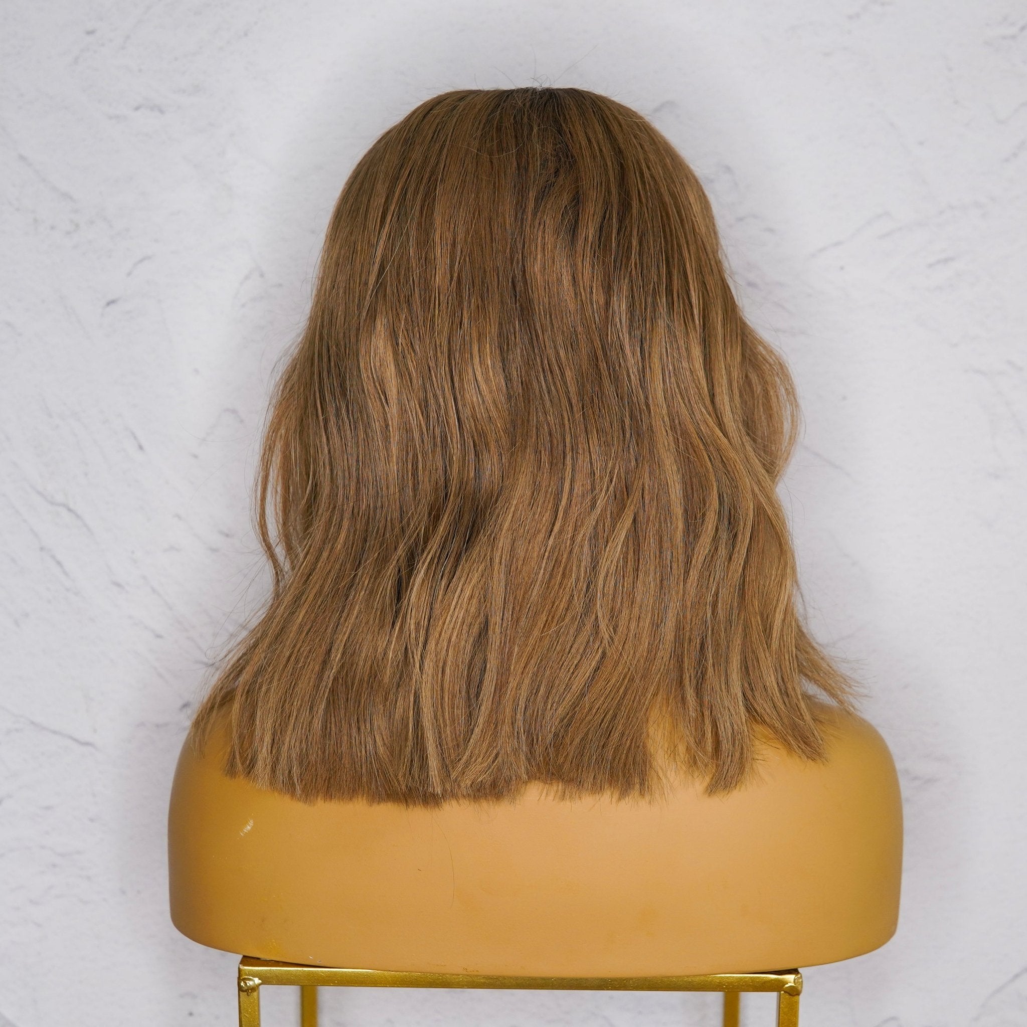HAZEL Fringe Human Hair Lace Front Wig - Milk & Honey Wigs