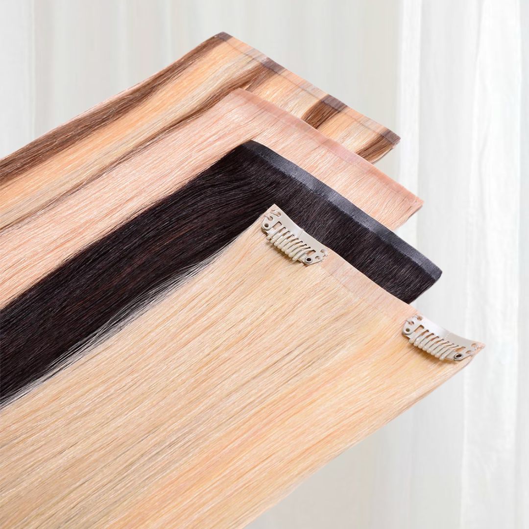 Heaven Sent luxury cuticle intact seamless clip-in human hair extensions | Milk & Honey Wigs