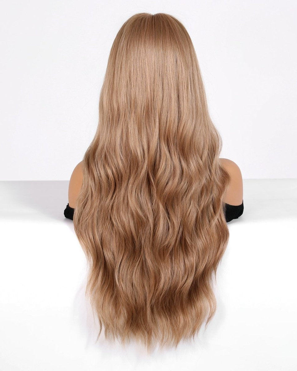 Honey blonde with Bangs Wig - MARKETPLACE - Milk & Honey Wigs