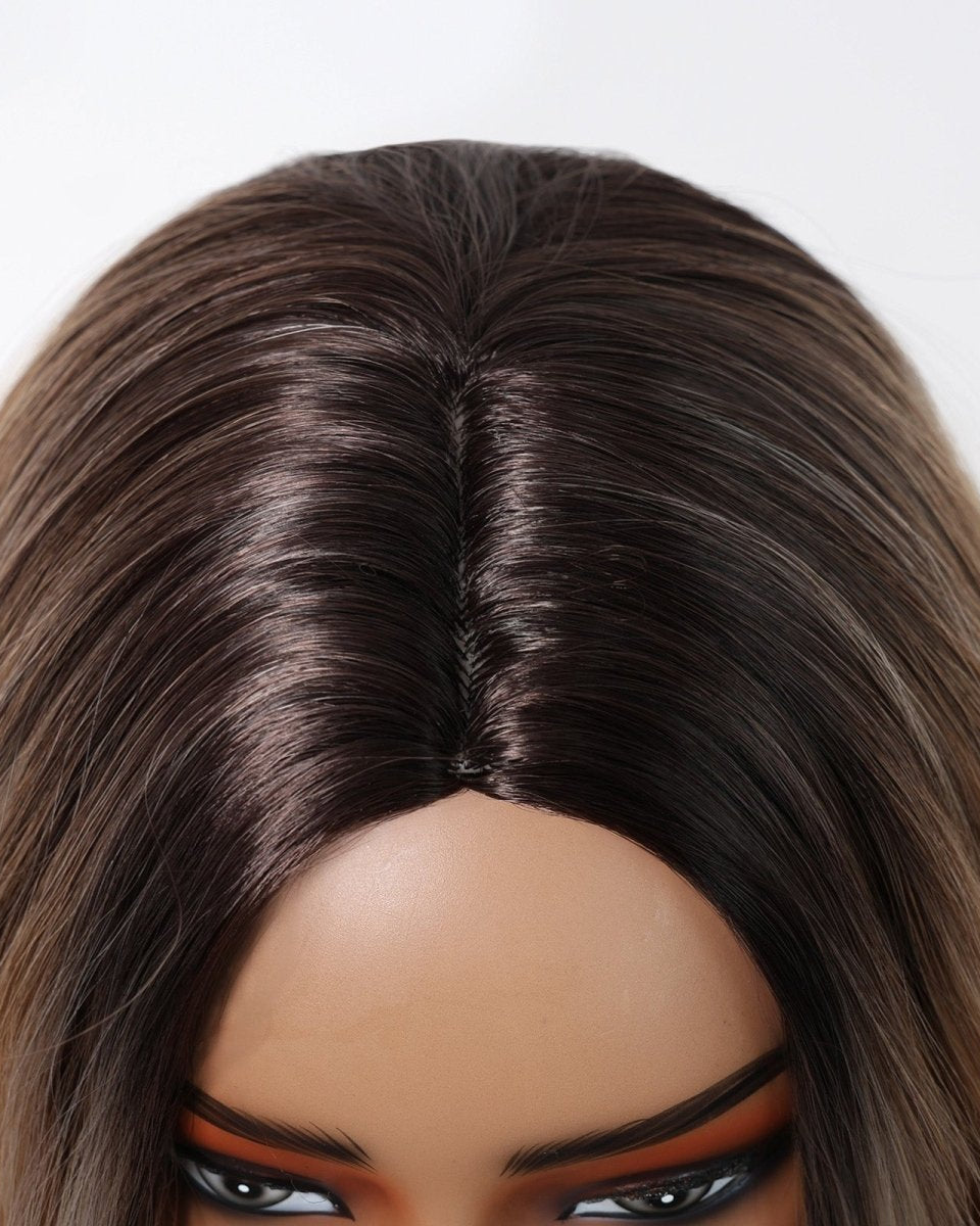 Honey Blonde with Dark Roots Wig - MARKETPLACE - Milk & Honey Wigs