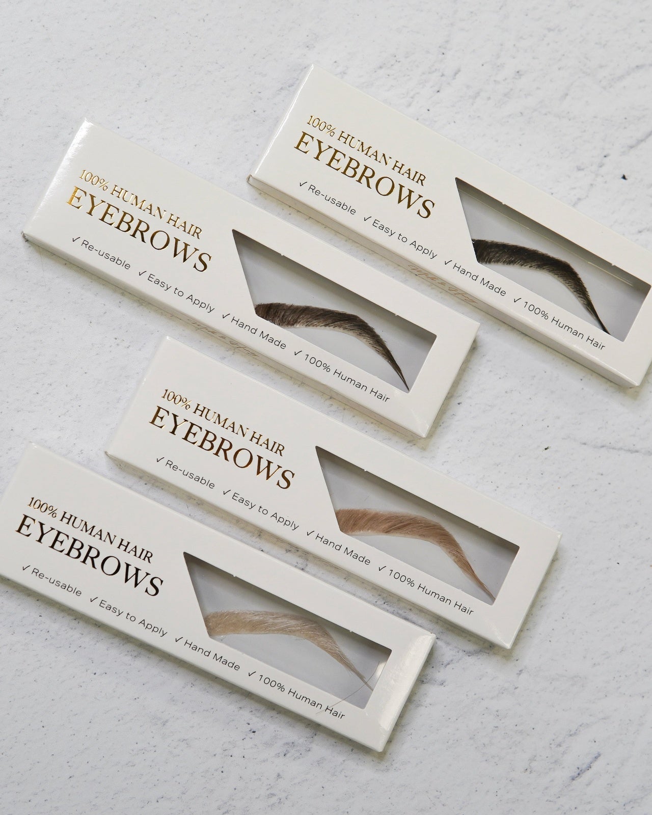 Human Hair Eyebrows - Milk & Honey Wigs