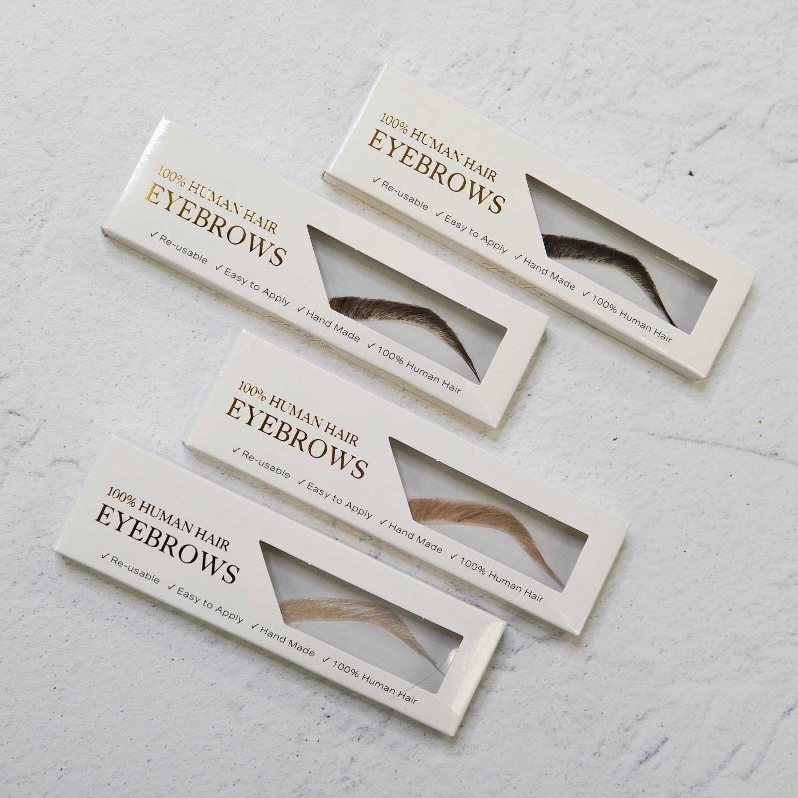 Human Hair Eyebrows - Milk & Honey Wigs