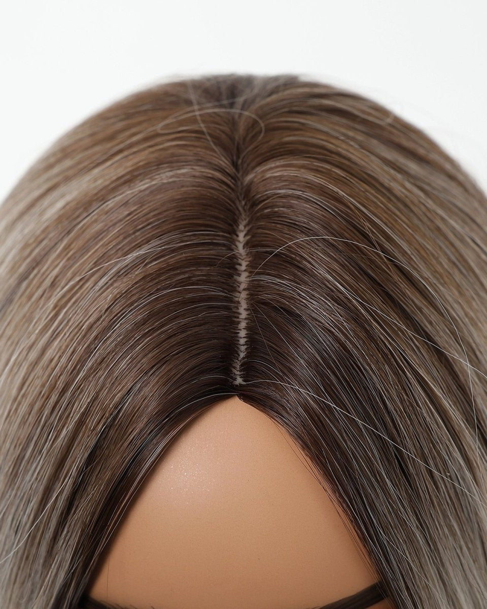 Ice Blonde with Dark Roots Wig - MARKETPLACE - Milk & Honey Wigs