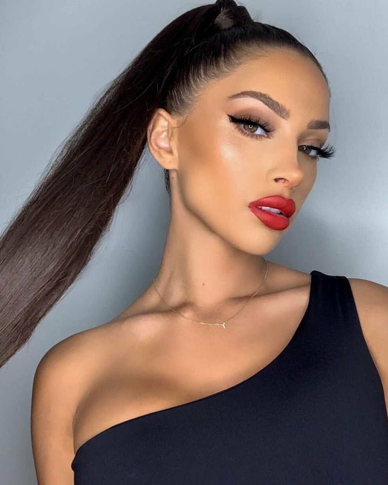 ICON Synthetic 32” Straight Ponytail - Milk & Honey Wigs