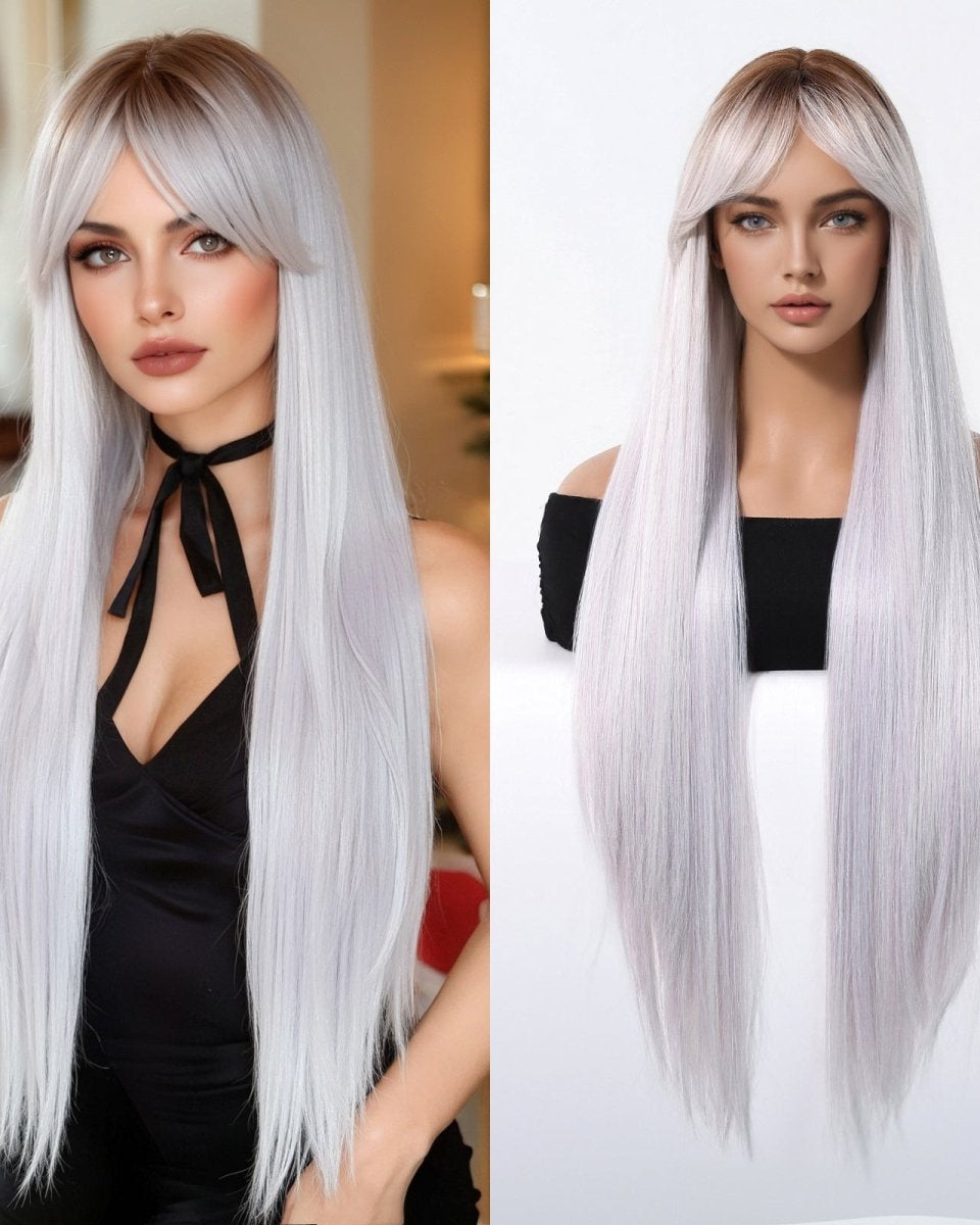 Icy Platinum Straight Wig - MARKETPLACE - Milk & Honey Wigs
