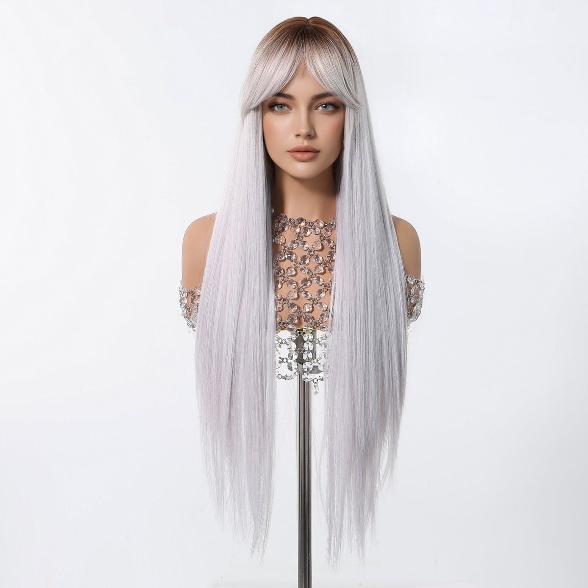 Icy Platinum Straight Wig - MARKETPLACE - Milk & Honey Wigs