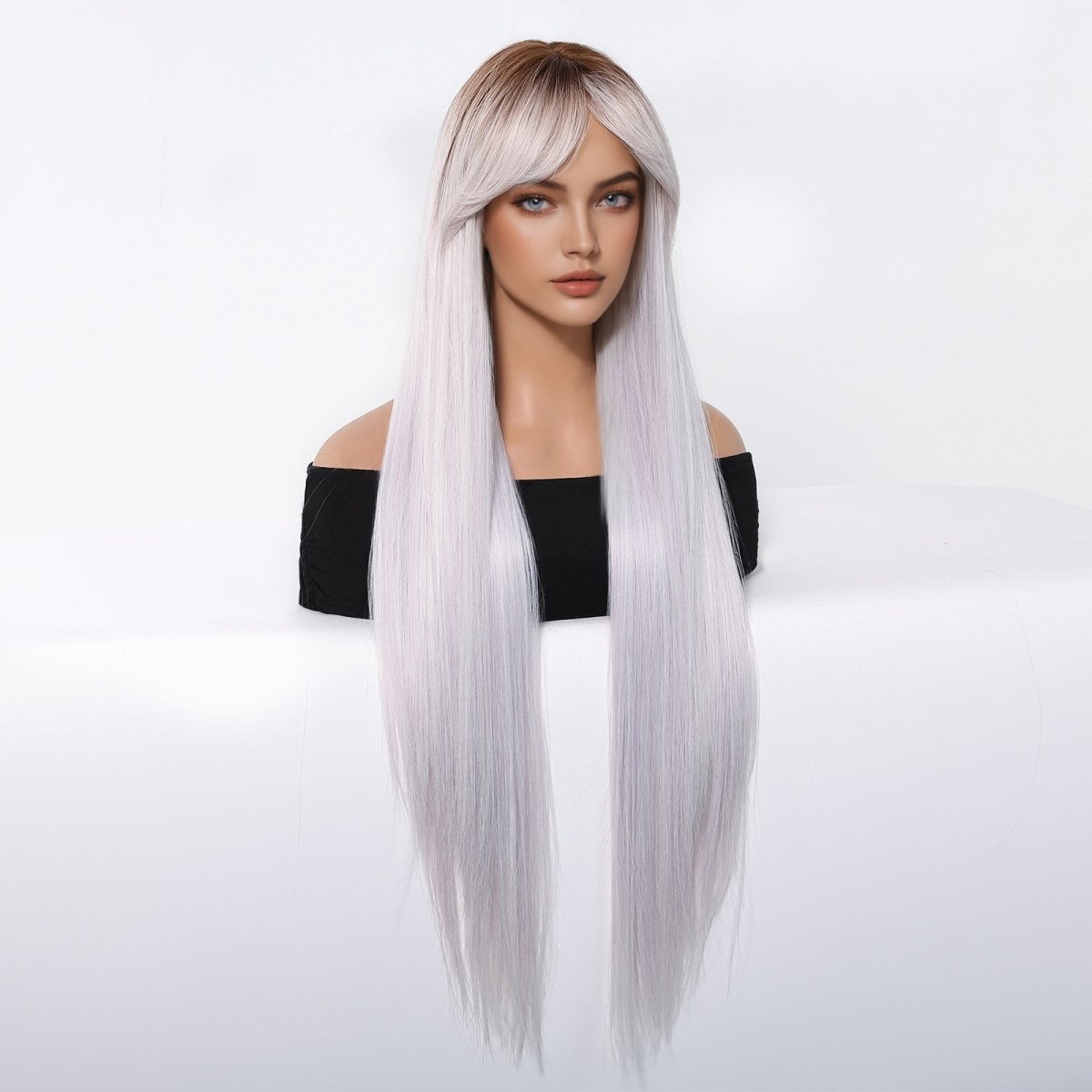 Icy Platinum Straight Wig - MARKETPLACE - Milk & Honey Wigs