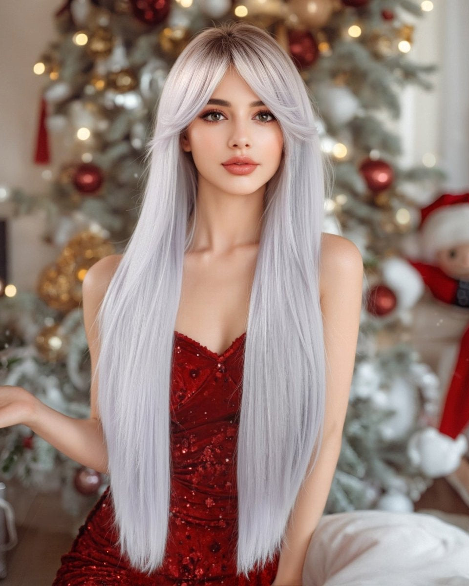 Icy Platinum Straight Wig - MARKETPLACE - Milk & Honey Wigs