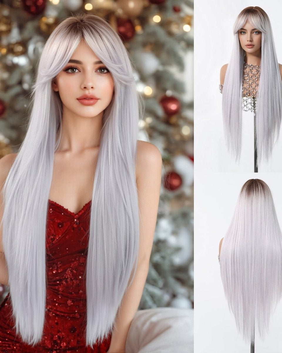 Icy Platinum Straight Wig - MARKETPLACE - Milk & Honey Wigs