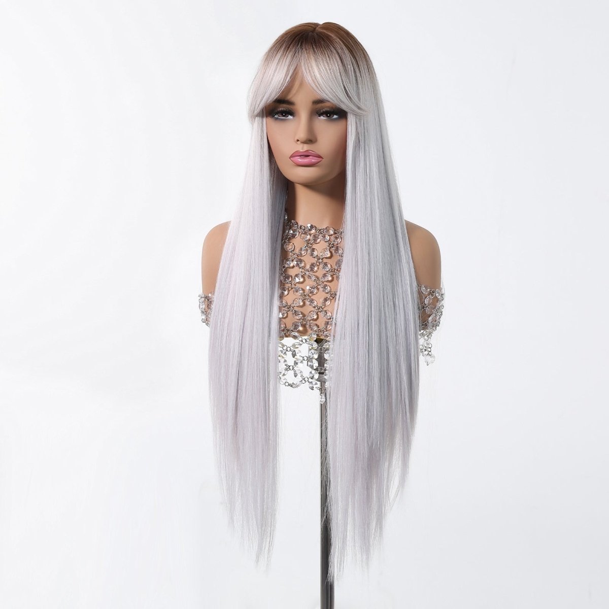 Icy Platinum Straight Wig - MARKETPLACE - Milk & Honey Wigs