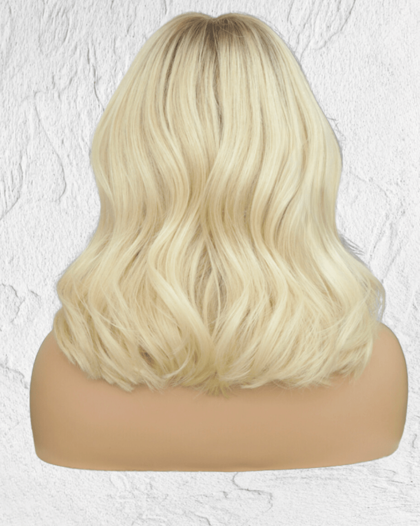 INDY Root Stretch Blonde Human Hair Lace Front Wig - Milk & Honey Wigs