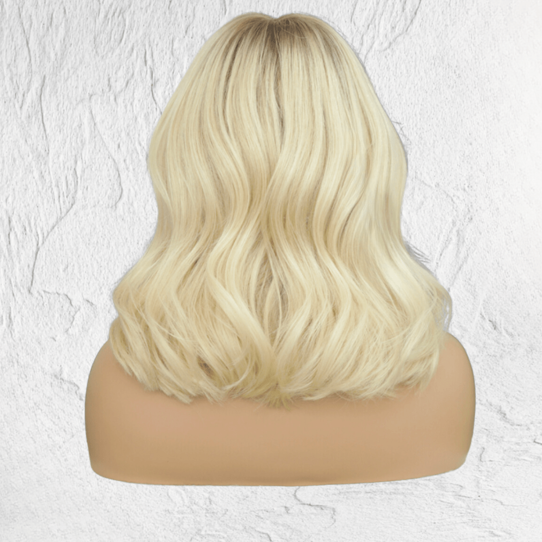 INDY Root Stretch Blonde Human Hair Lace Front Wig - Milk & Honey Wigs