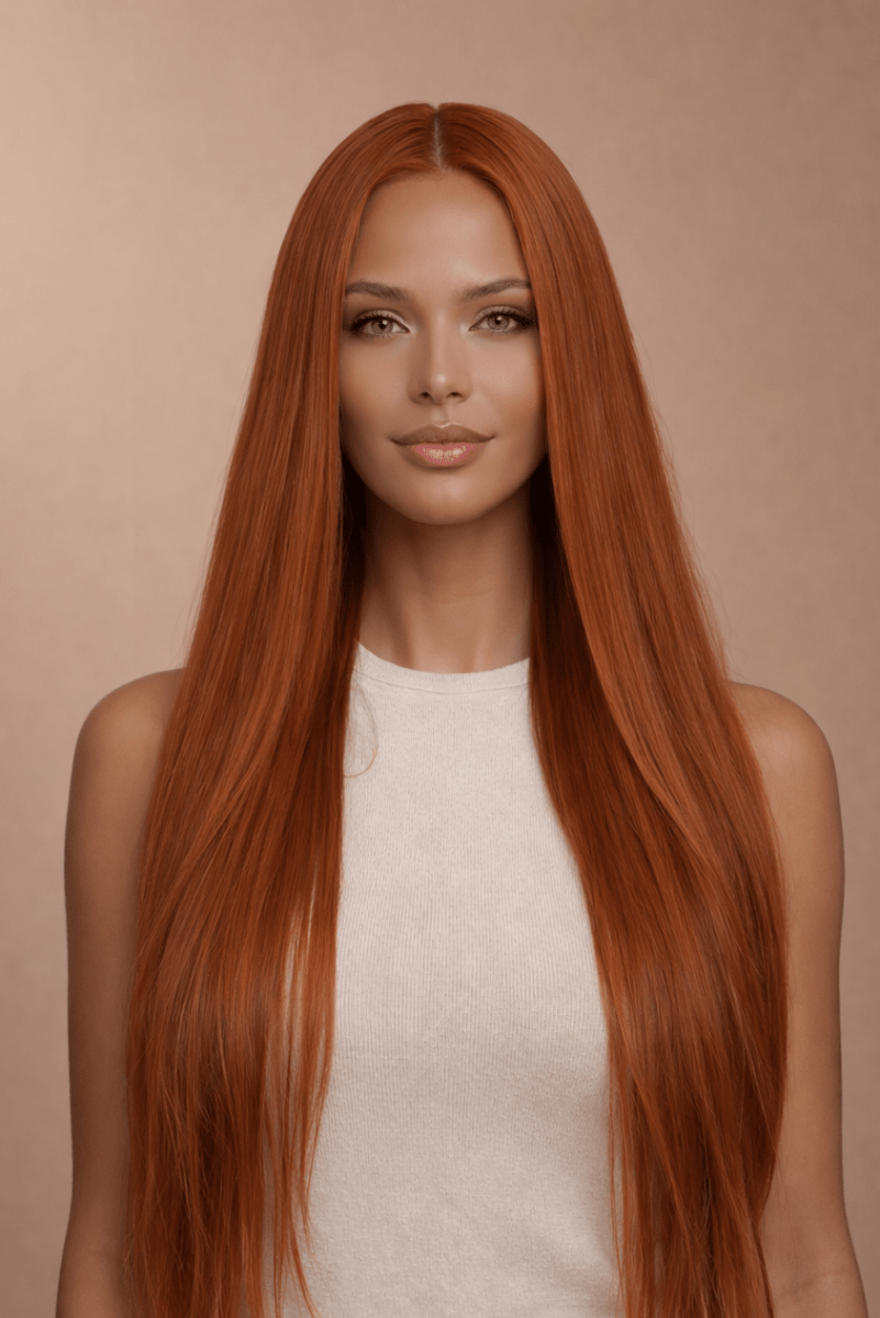 ISABELLE - Auburn - Lace Front Wig - Milk & Honey Wigs