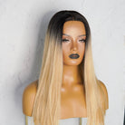 JANELLE Ombre Blonde Lace Front Wig - Milk & Honey Wigs