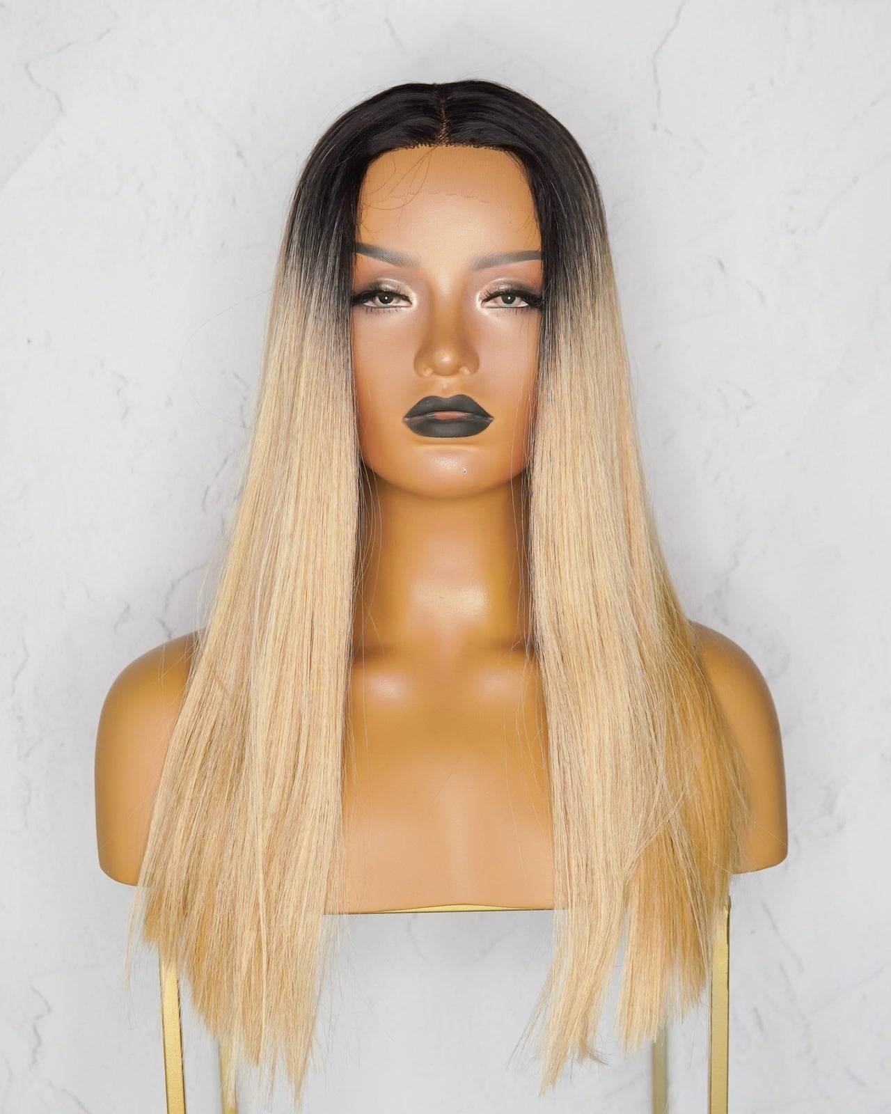 JANELLE Ombre Blonde Lace Front Wig - Milk & Honey Wigs