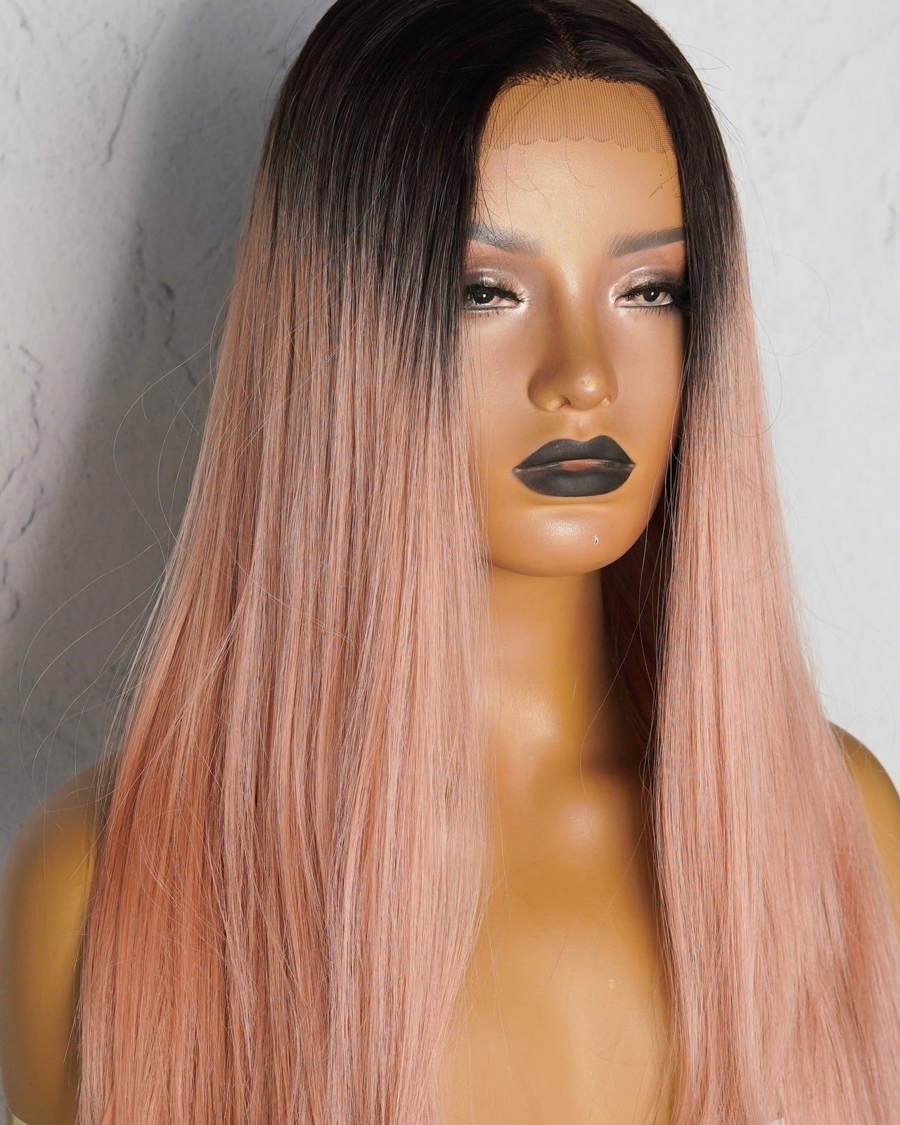 JANELLE Ombre Pink Lace Front Wig - Milk & Honey Wigs