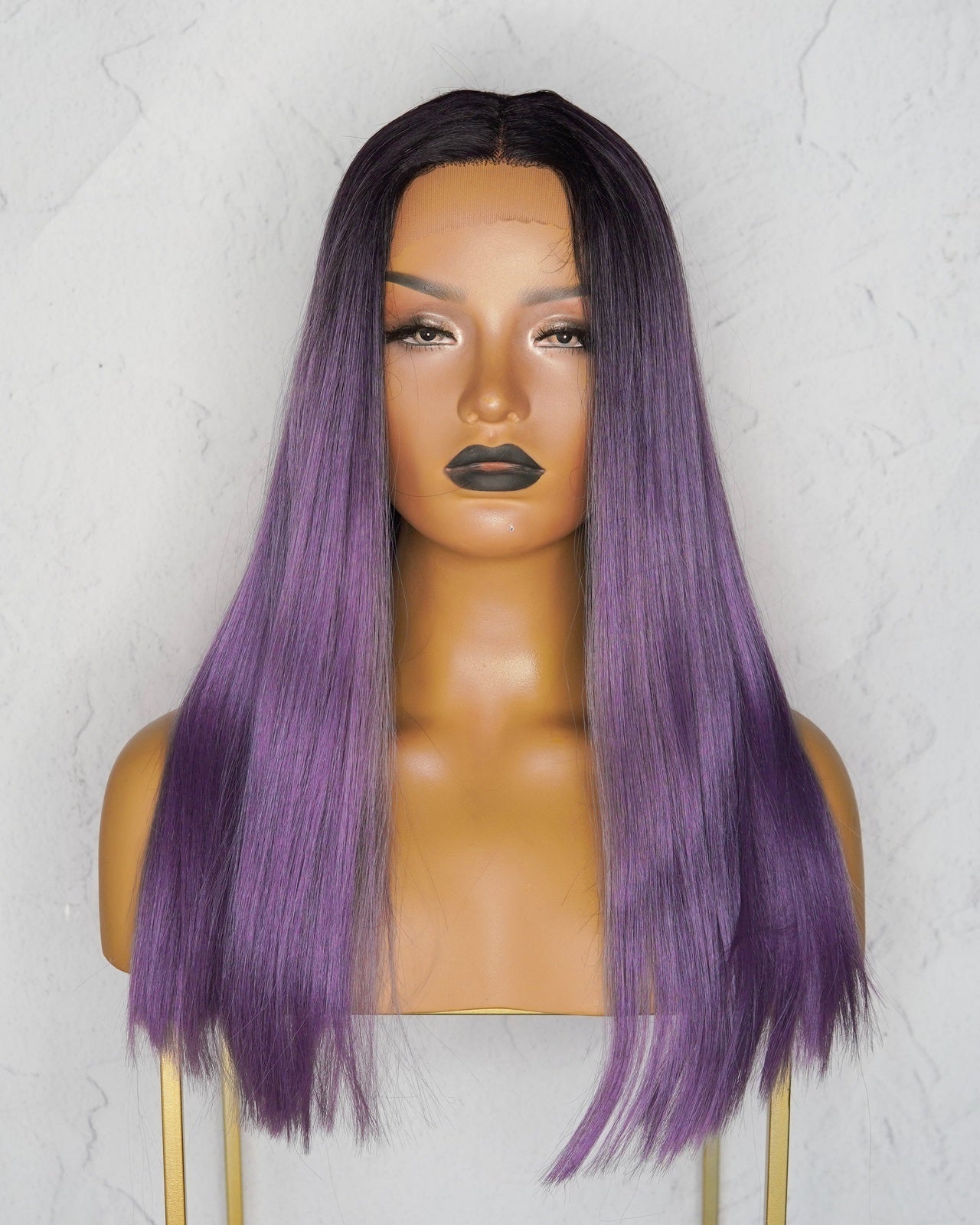 JANELLE Ombre Purple Lace Front Wig - Milk & Honey Wigs