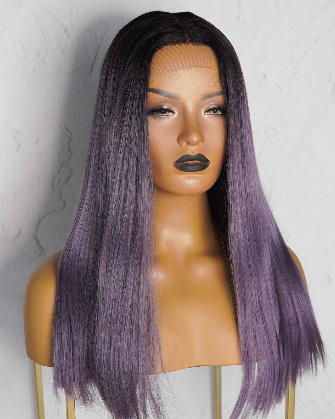 JANELLE Ombre Purple Lace Front Wig - Milk & Honey Wigs