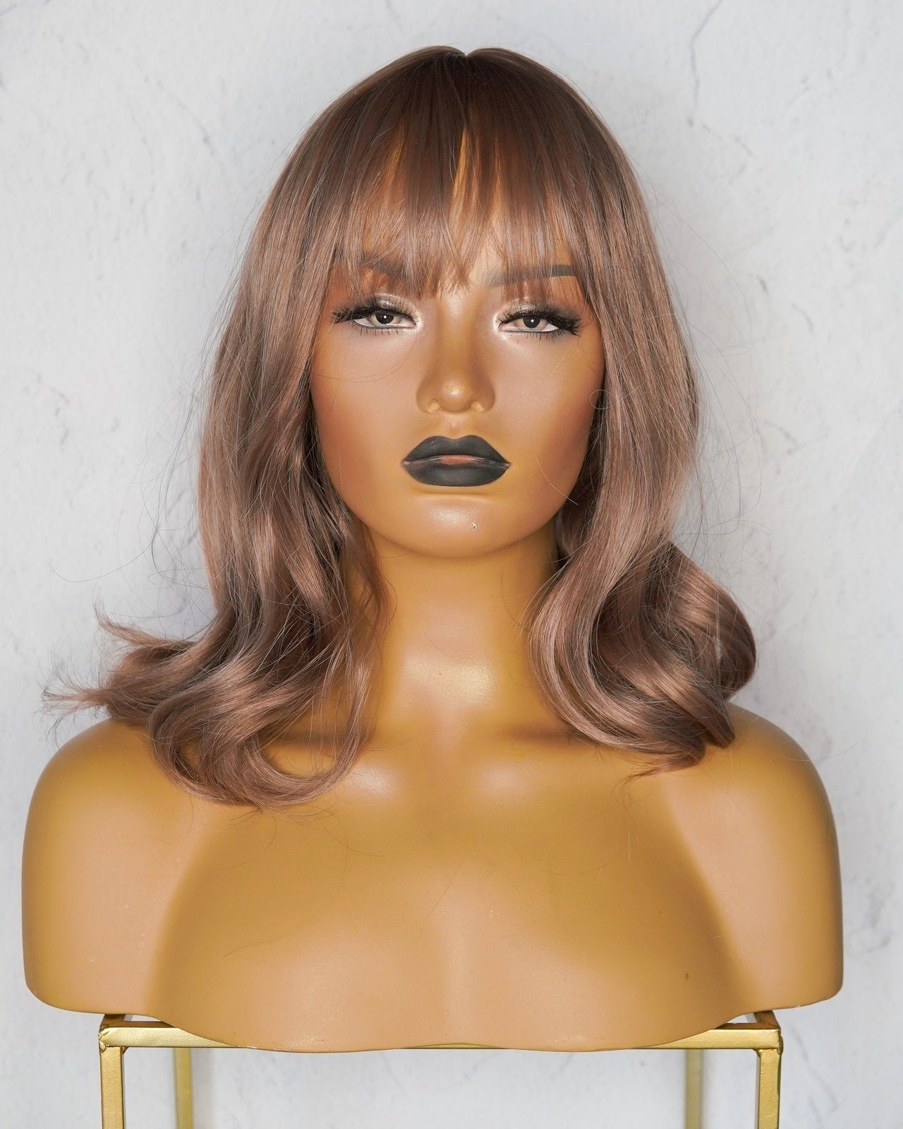 JAY Beach Blonde Ombre Fringe Wig - Milk & Honey Wigs