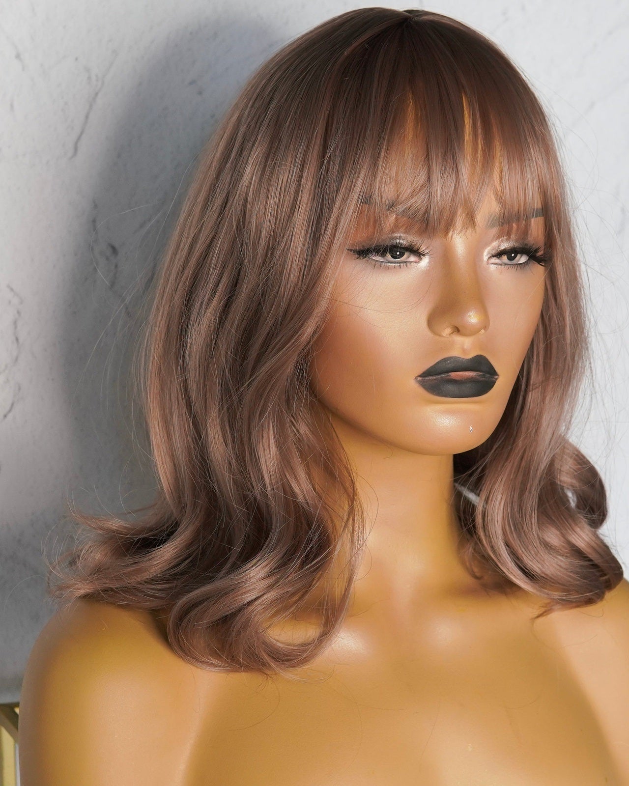 JAY Beach Blonde Ombre Fringe Wig - Milk & Honey Wigs