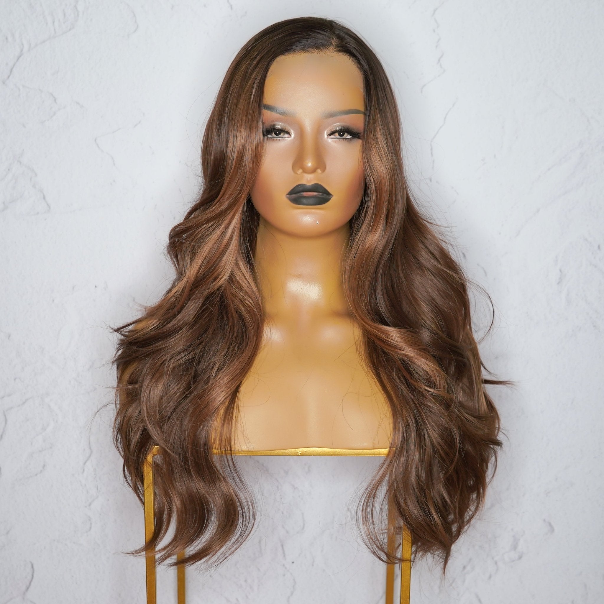 JOCELYN Dark Chocolate 13x6" Ombre Lace Front Wig - Milk & Honey Wigs