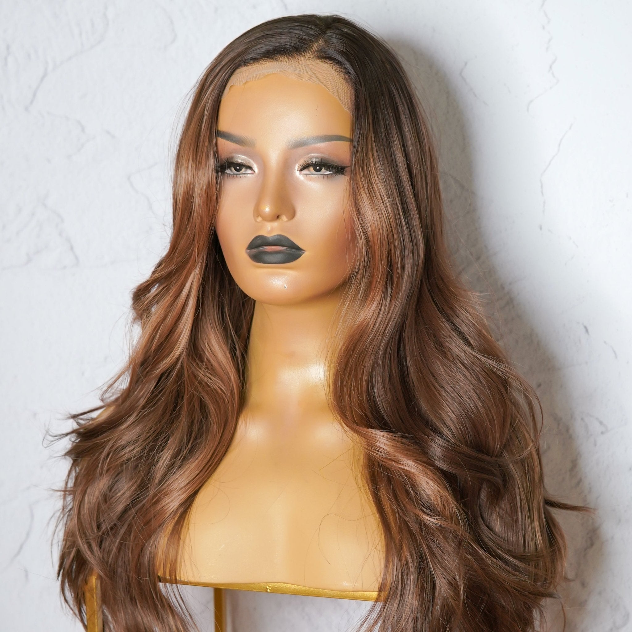 JOCELYN Dark Chocolate 13x6" Ombre Lace Front Wig - Milk & Honey Wigs