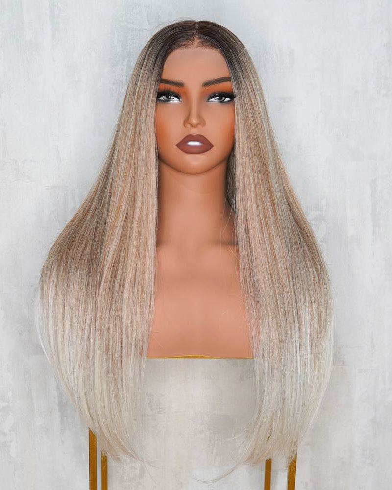 JORDI Honey Ombre Blonde 13x6 Lace Front Wig - Milk & Honey Wigs