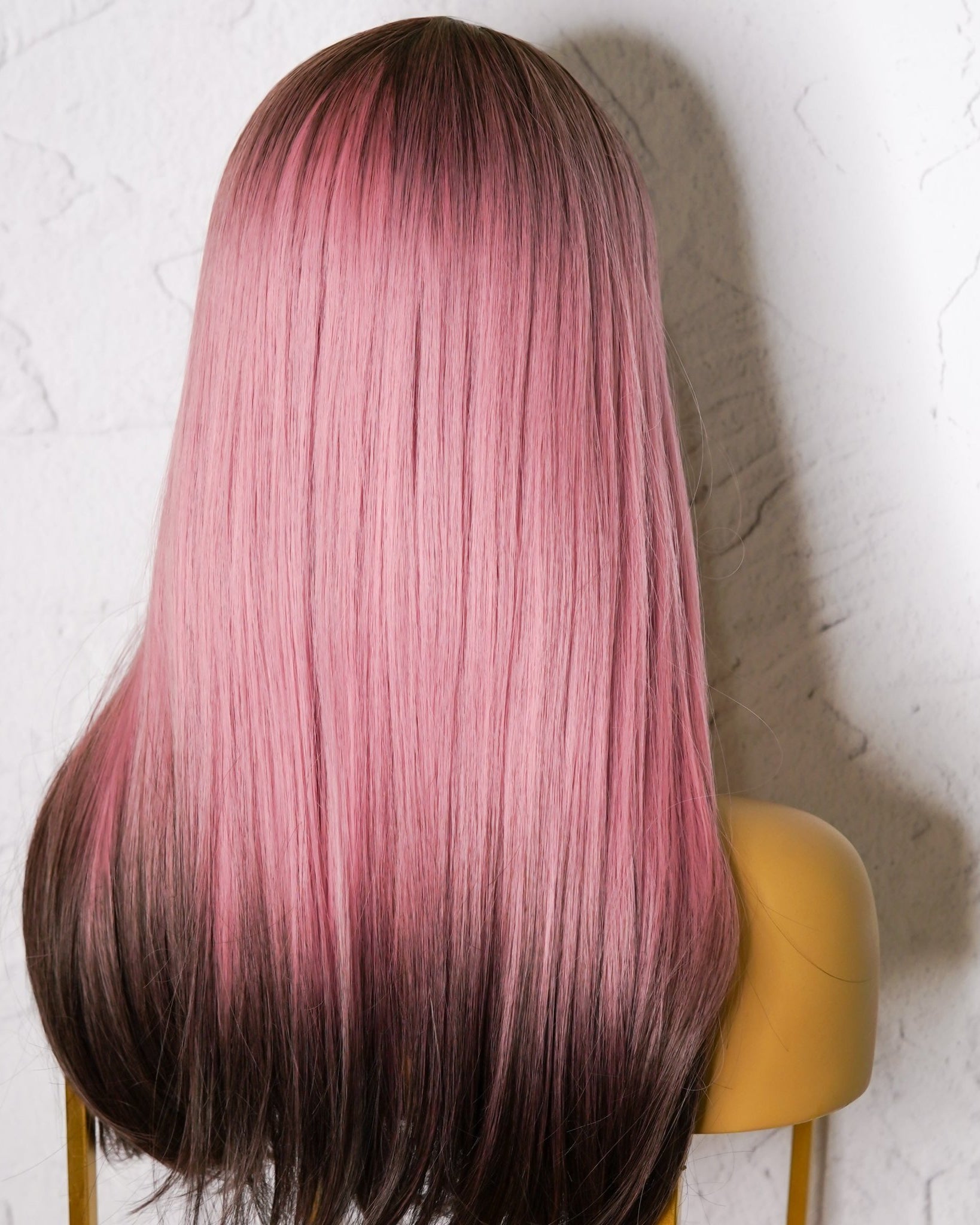 KAIA Ombre Pink Fringe Wig - Milk & Honey Wigs