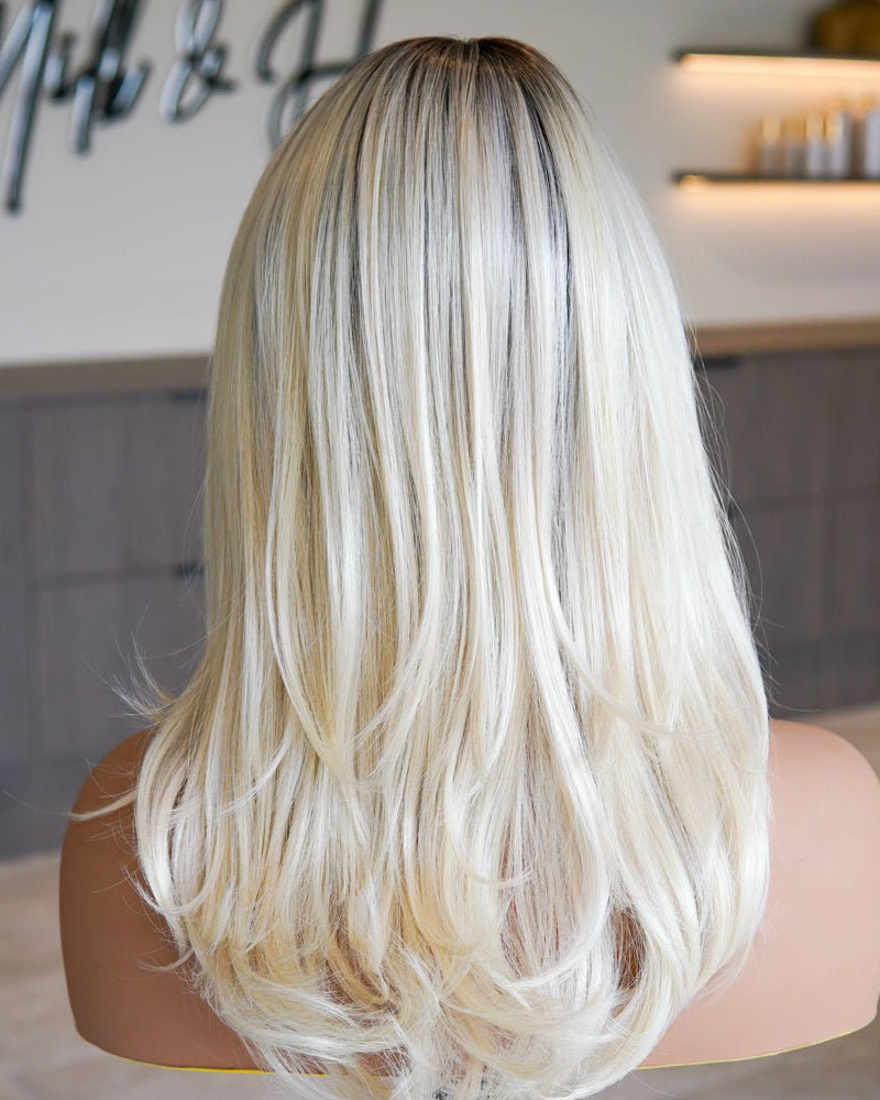 KEIRA Silk Mono Top Lace Front Wig - Milk & Honey Wigs