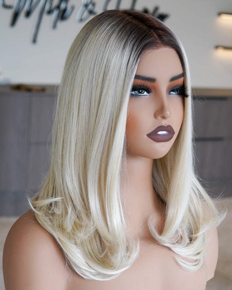 KEIRA Silk Mono Top Lace Front Wig - Milk & Honey Wigs