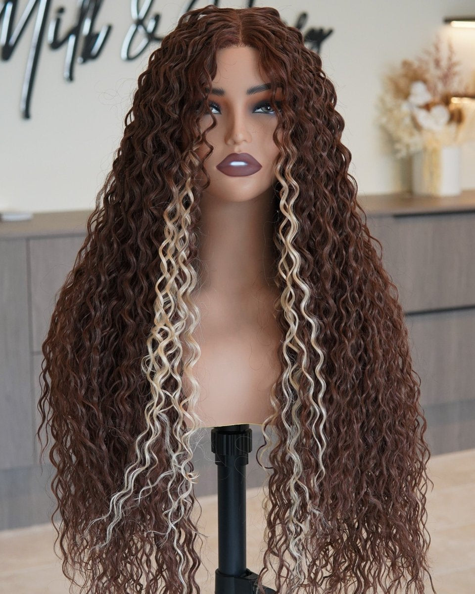 LALA Copper Ombre Lace Front Wig - Milk & Honey Wigs
